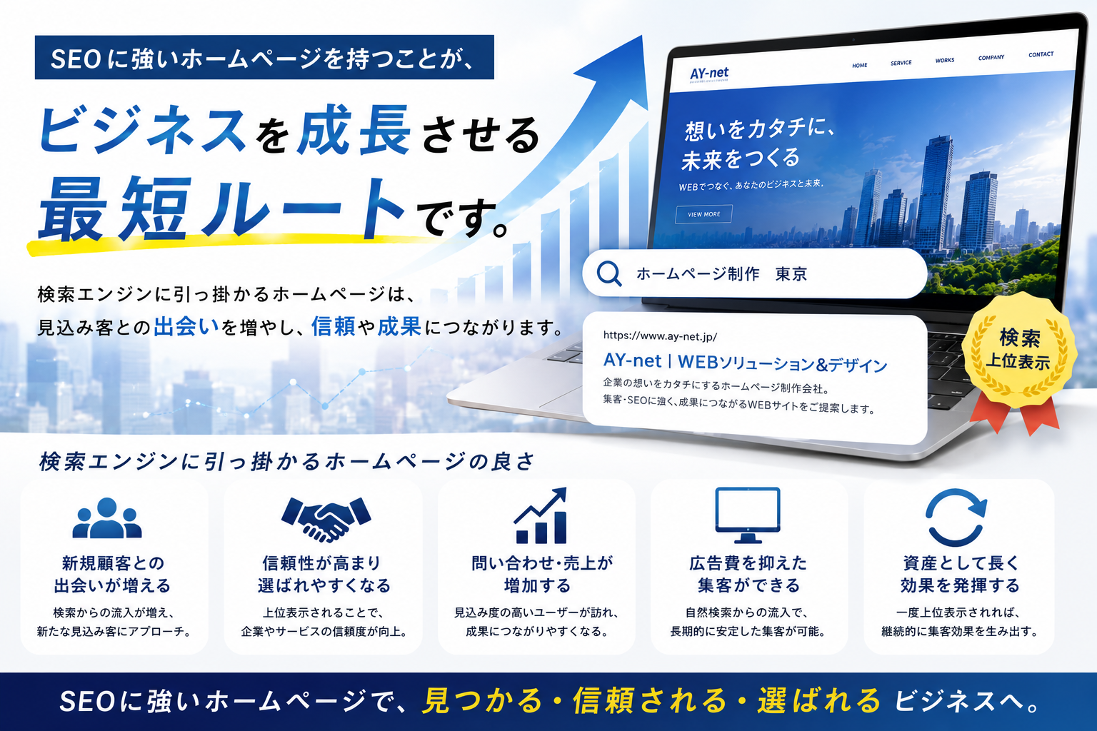 SEOに強いホームページ